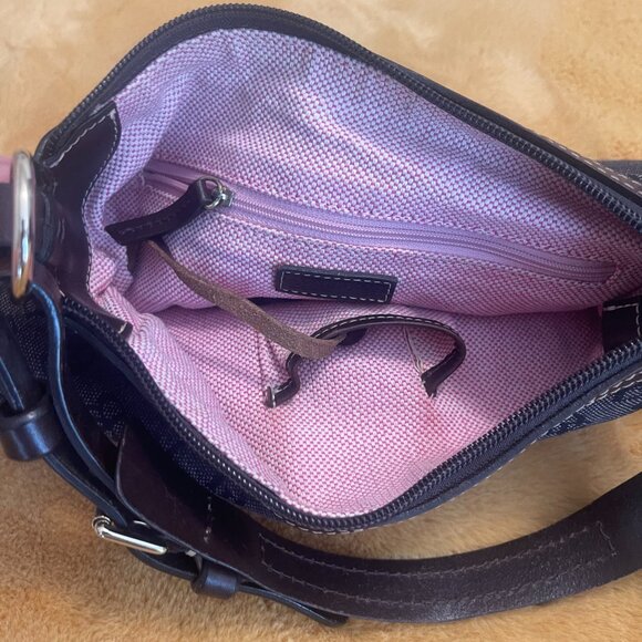 Dooney and Bourke handbag/shoulder bag monogram canvas - Picture 8 of 14